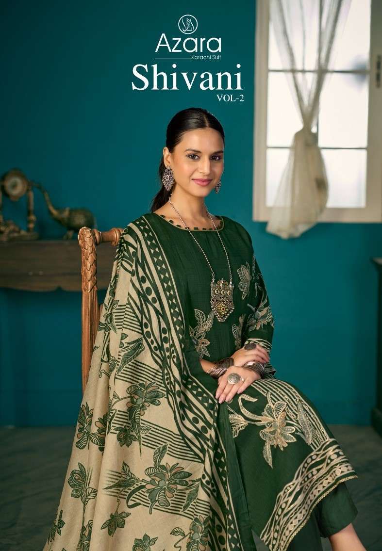 RADHIKA AZARA SHIVANI VOL 2 PURE COTTON SUIT WHOLESALER IN SURAT 2025
