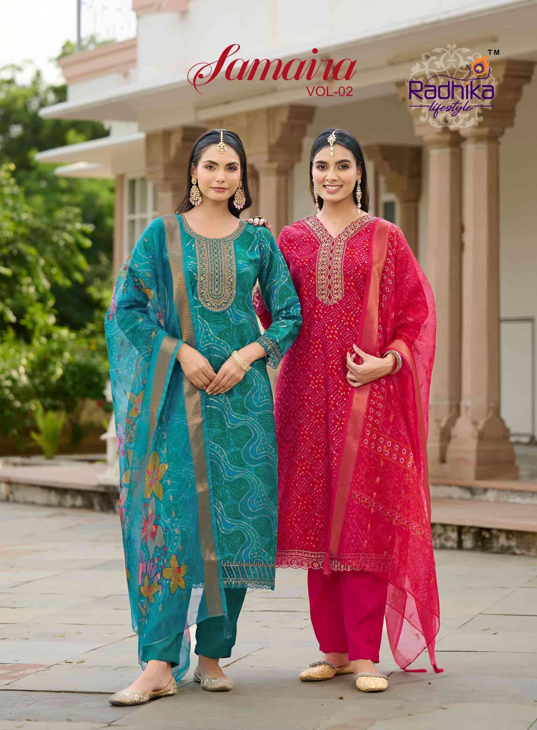 RADHIKA LIFESTYLE SAMAIRA VOL 2 PRINTED KURTI EXPORTER 