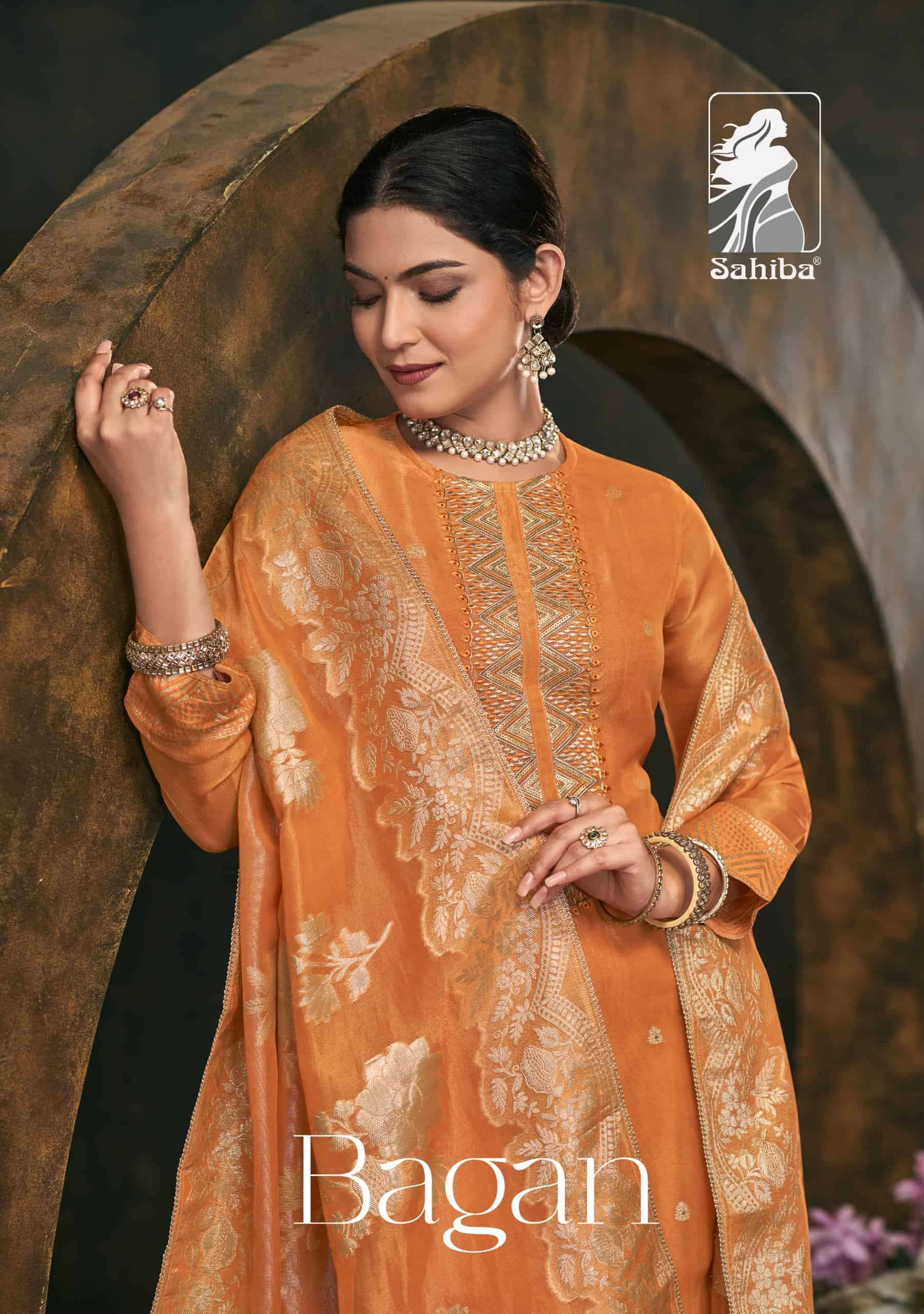 SAHIBA BAGAN PARTYWEAR DESIGNER SUIT WHOLESALER 2025