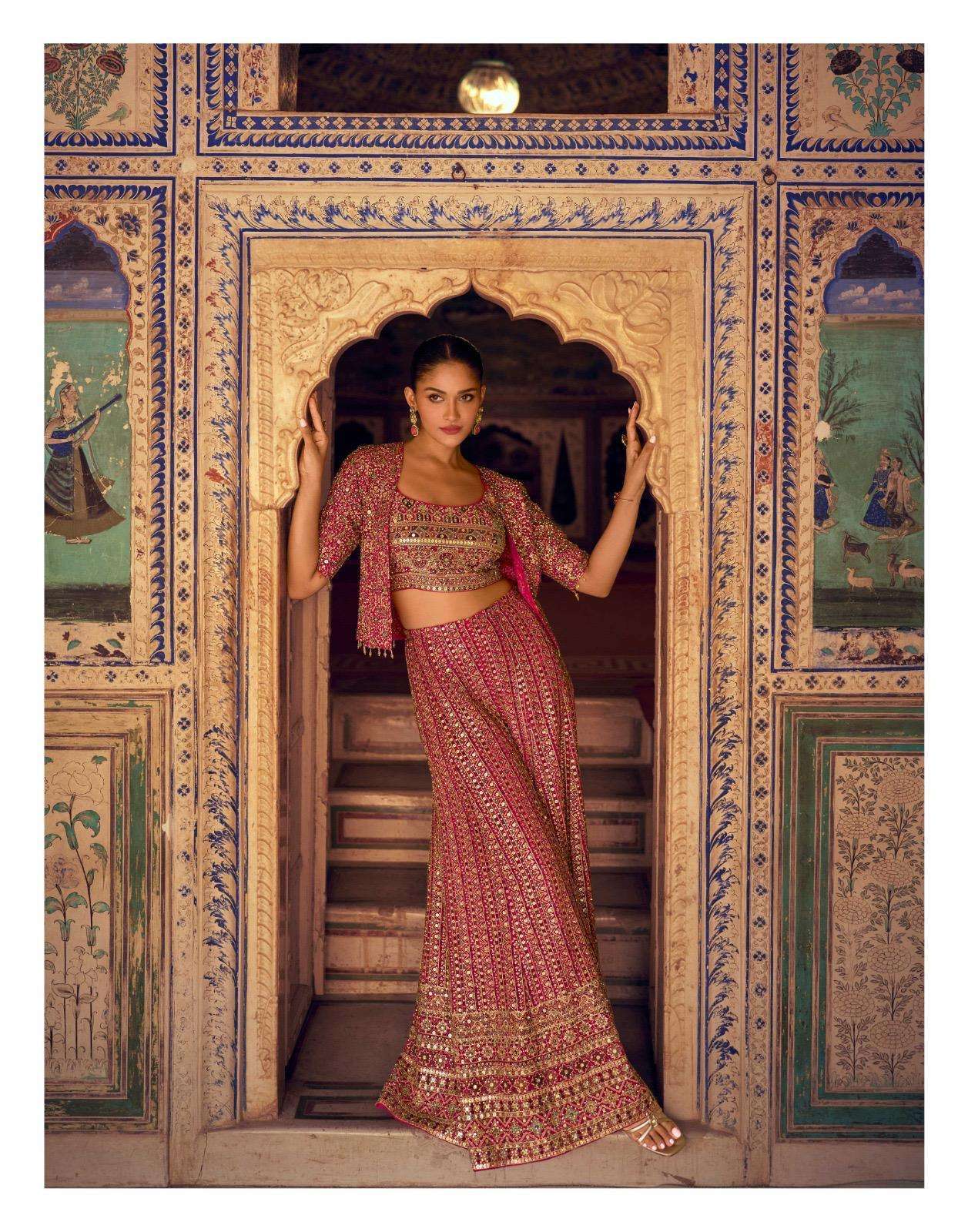 SAYURI DESIGNER MEHFIL 5831 TO 5833 STYLISH GEORGETTE WESTERN OUT FIT COLLECTION 