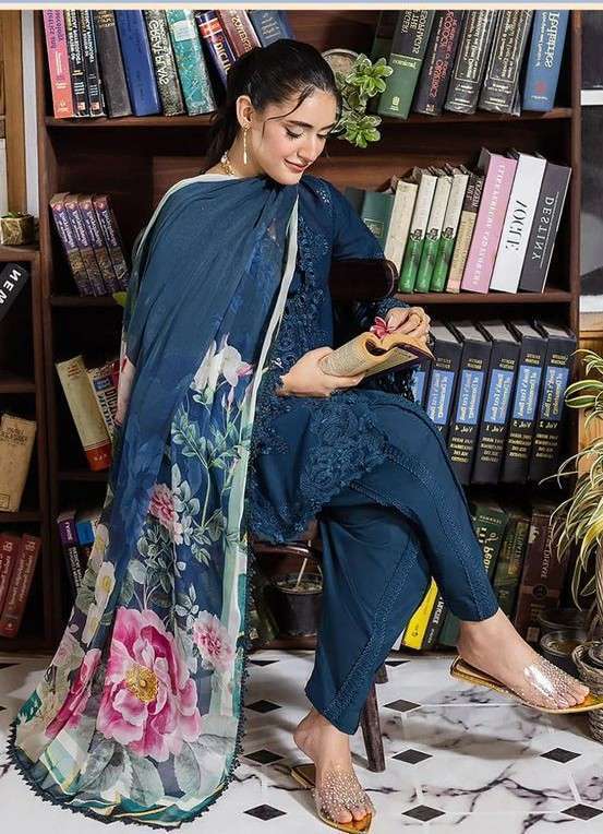 SHREE FAB OMBRE LAWN COLLECTION 25 VOL 5 PAKISTANI EMBRODERY SUIT WHOLESALER 2025