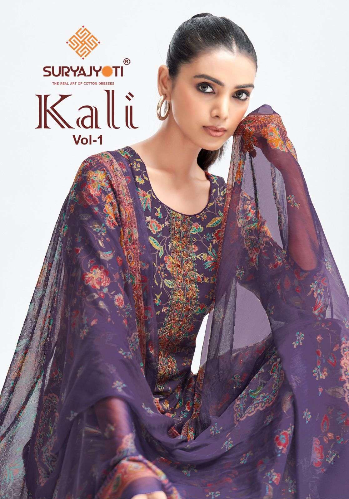 SURYAJYOTI KALI VOL 1 JAM SATIN FANCY PRINTED SALWER SUIT WHOLESALER 