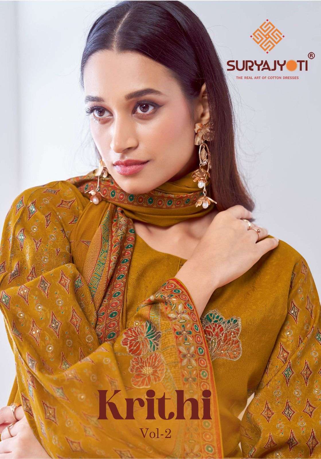 SURYAJYOTI KRITHI VOL 2 MODAL DISCHARGE PRINTED SALWER KAMEEZ WHOLESALER 