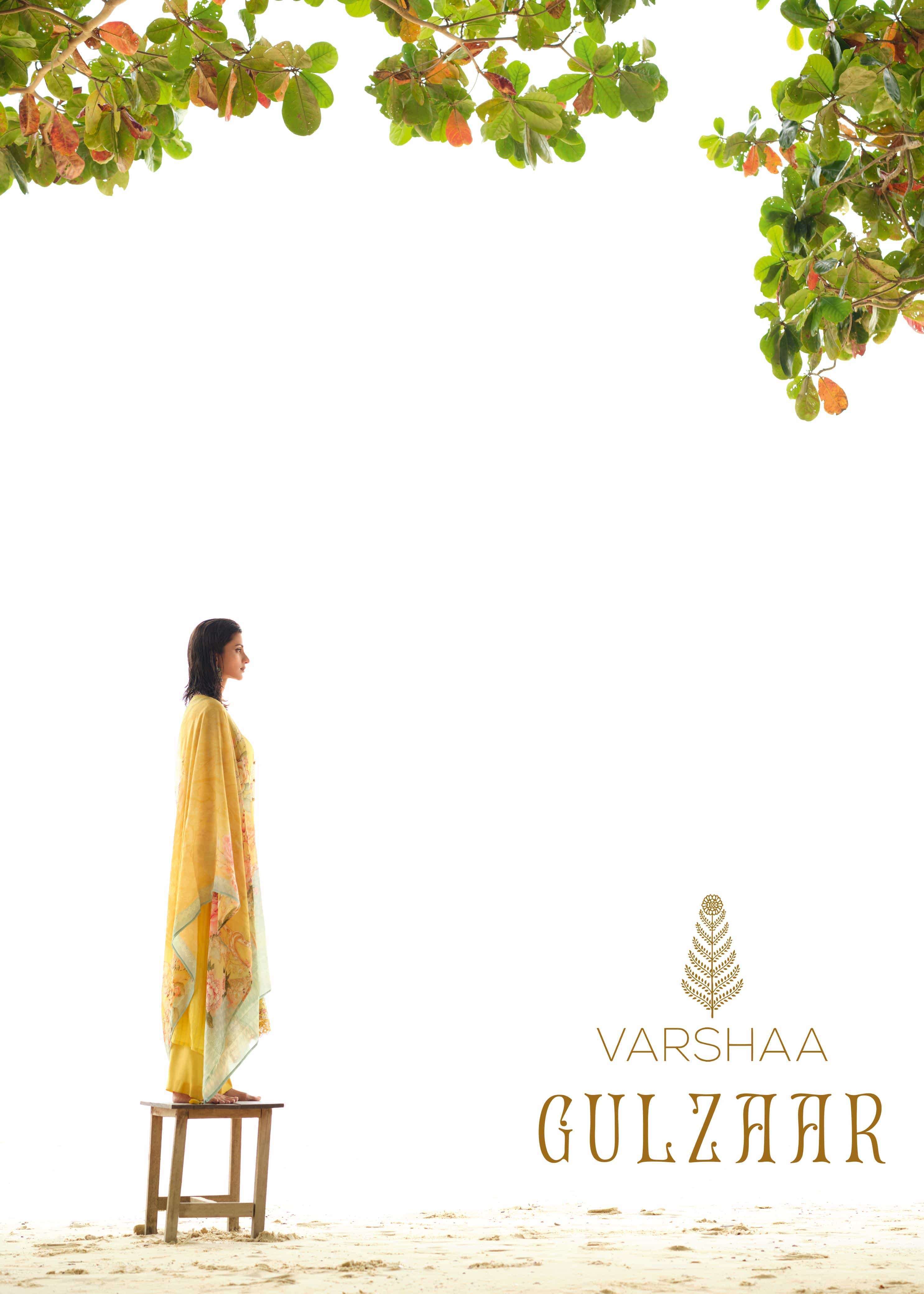 VARSHA FASHION GULZAAR VISCOSE CHINON LADIES SUIT WHOLESALER 