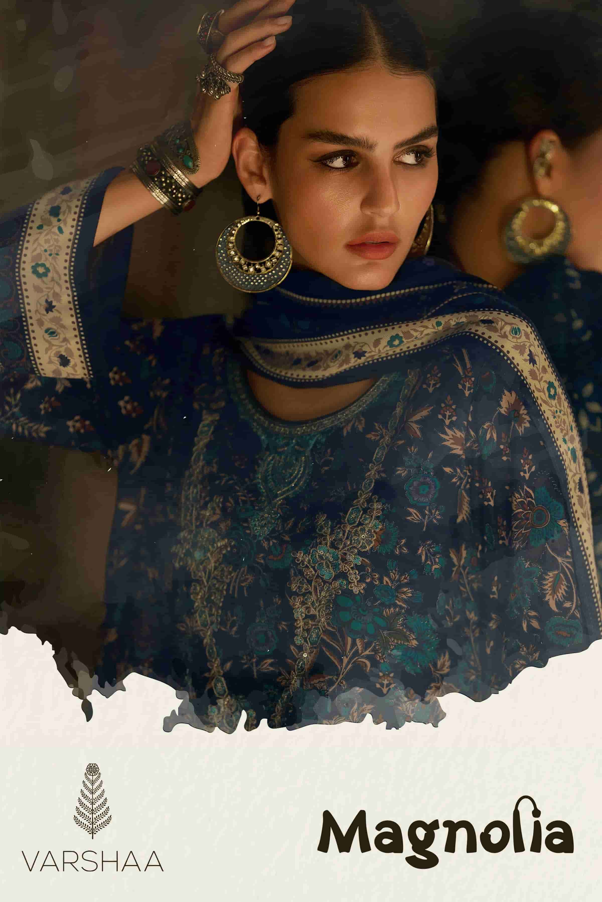 VARSHA MAGNOLIA WINTER COLLECTION PASHMINA SUIT WHOLESALER 