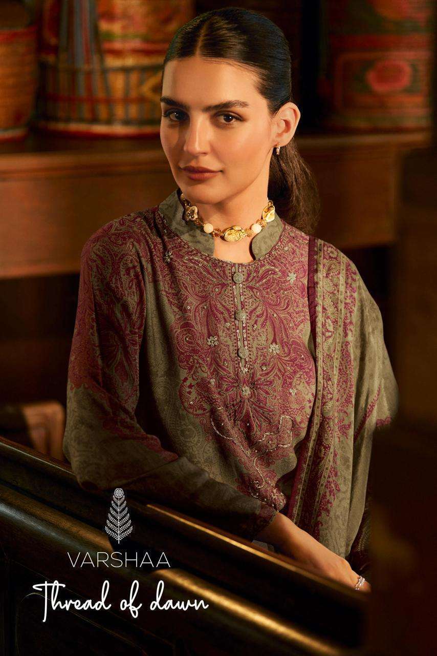 VARSHA THREAD OF DAWN PASHMINA WINTER SUIT WHOLESALER 