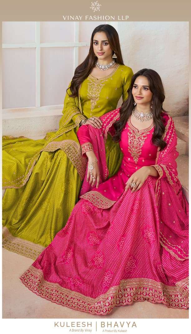 VINAY FASHION KULEESH BHAVYA DESIGNER SUIT CATALOG EXPORTERS 2025