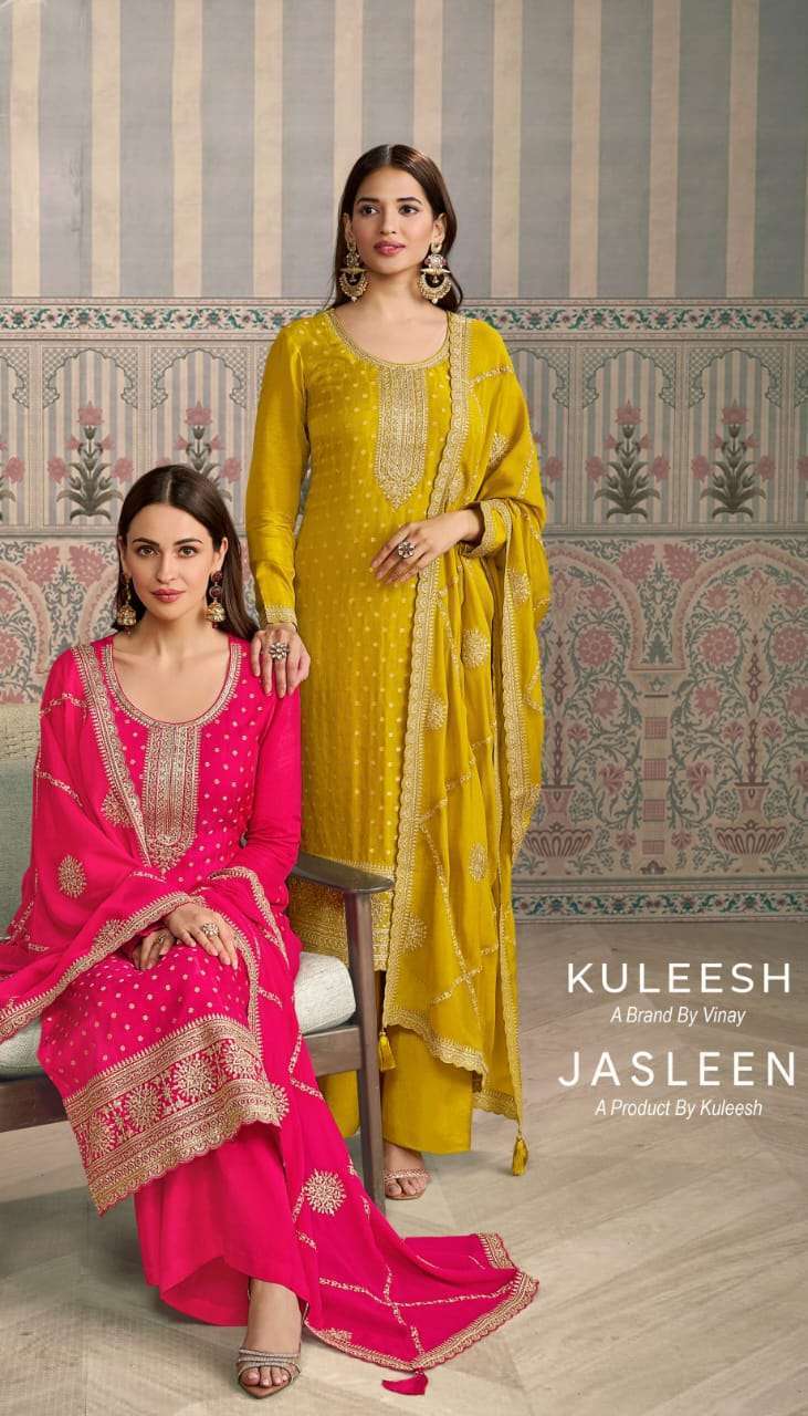 VINAY FASHION KULEESH JASLEEN PREMIUM SILK LADIES SUIT WHOLESALER 