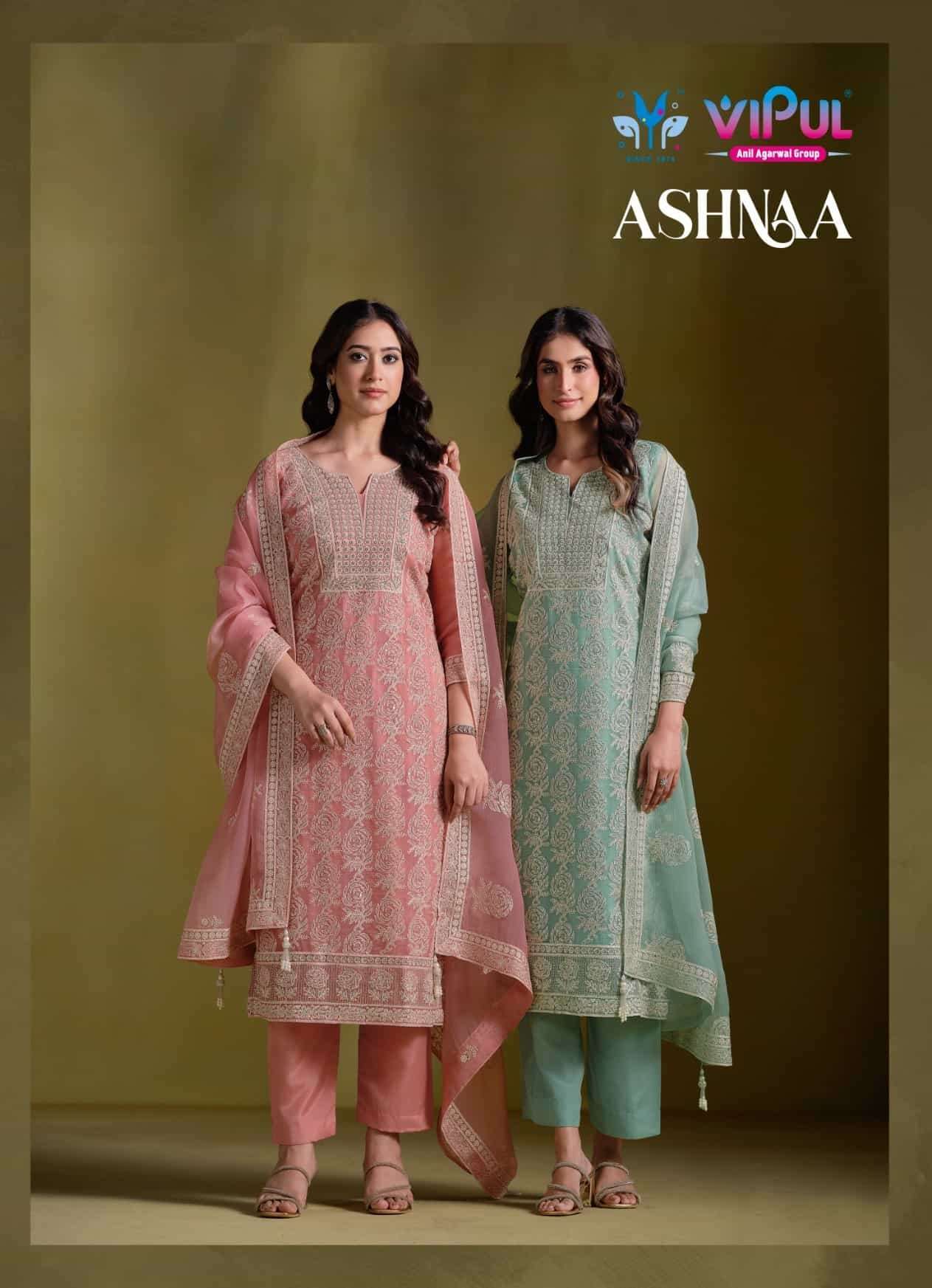 VIPUL FASHION ASHNAA DESIGNER LADIES SUIT WHOLESALER BEST RATE DEALER 