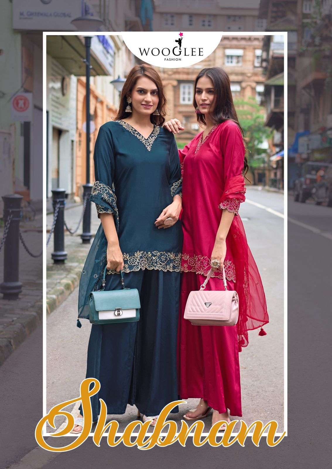 WOOGLEE SHABNAM FANCY SHARARA DRESS WHOLESALER BEST RATE DEALER 