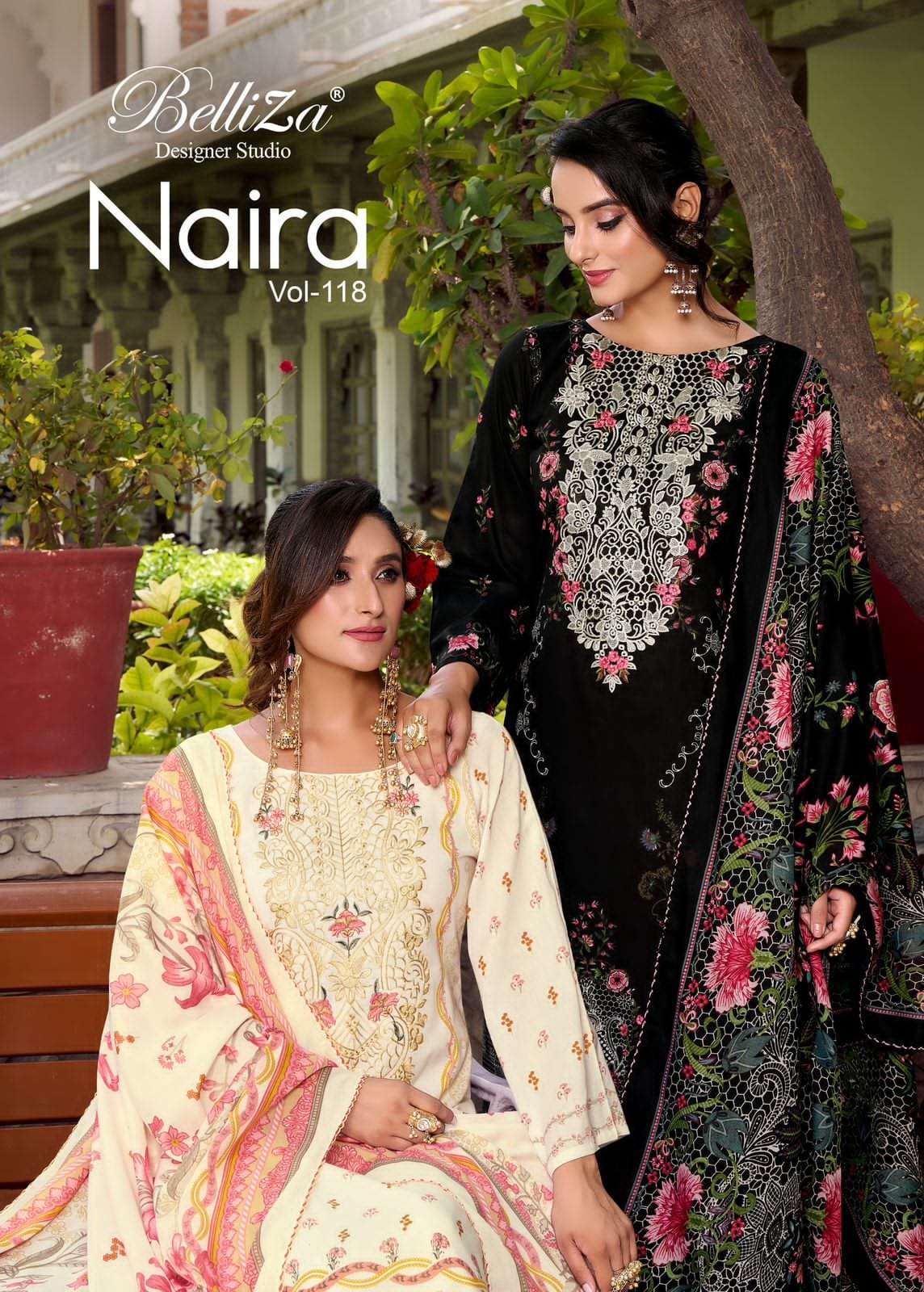 BELLIZA NAIRA VOL 118 COTTON PRINTED SUIT WHOLESALER 2025