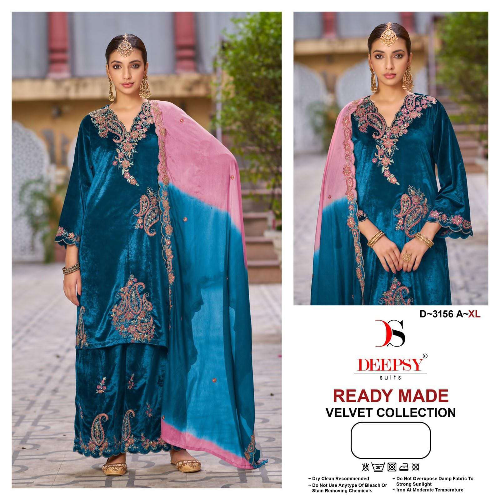 DEEPSY D 3156 COLORS DESIGNER VELVET PAKISTANI DRESS WHOLESALER 2025