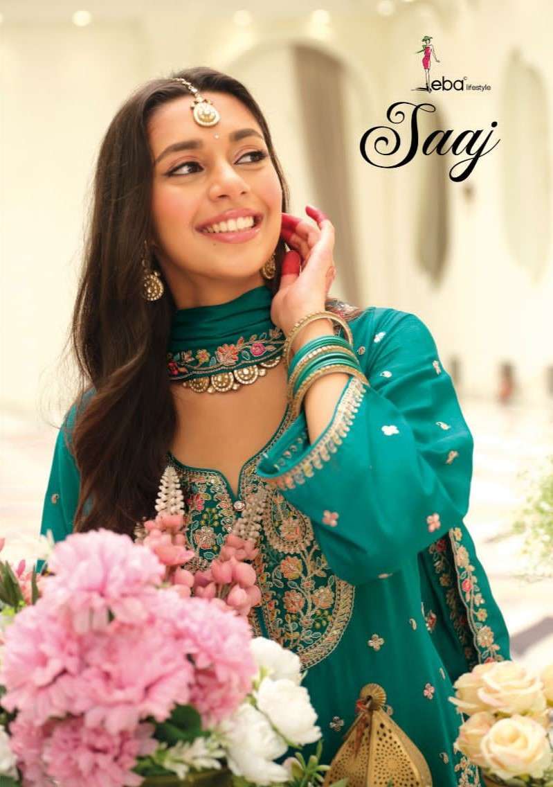 EBA LIFESTYLE SAAJ PARTYWEAR PALAZZO DRESS COLLECTION BEST RATE DEALER 2025