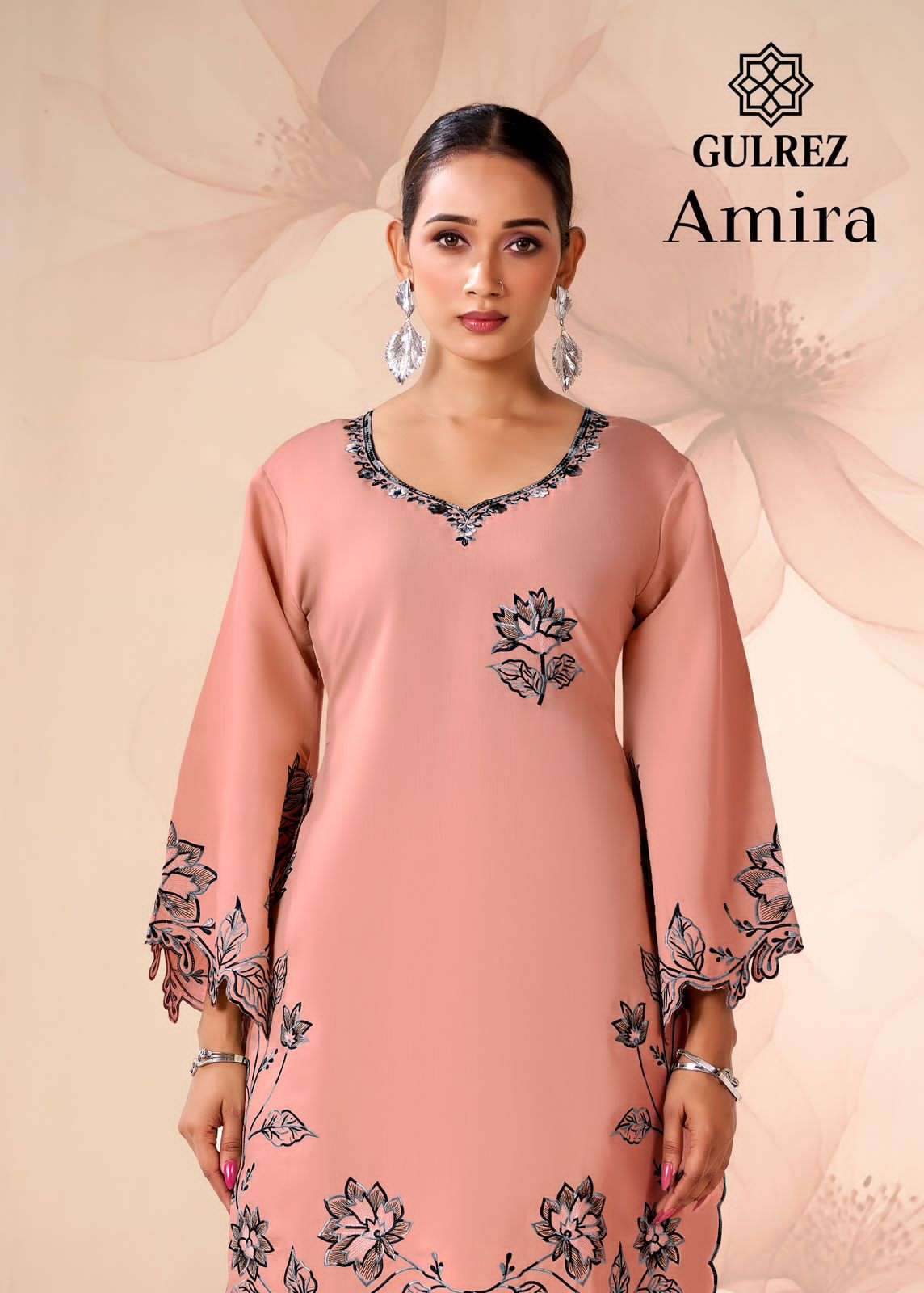 GULREZ AMIRA PURE ROMAN SILK PREMIUM CORD SET WHOLESALER IN DEALER IN SURAT 2025