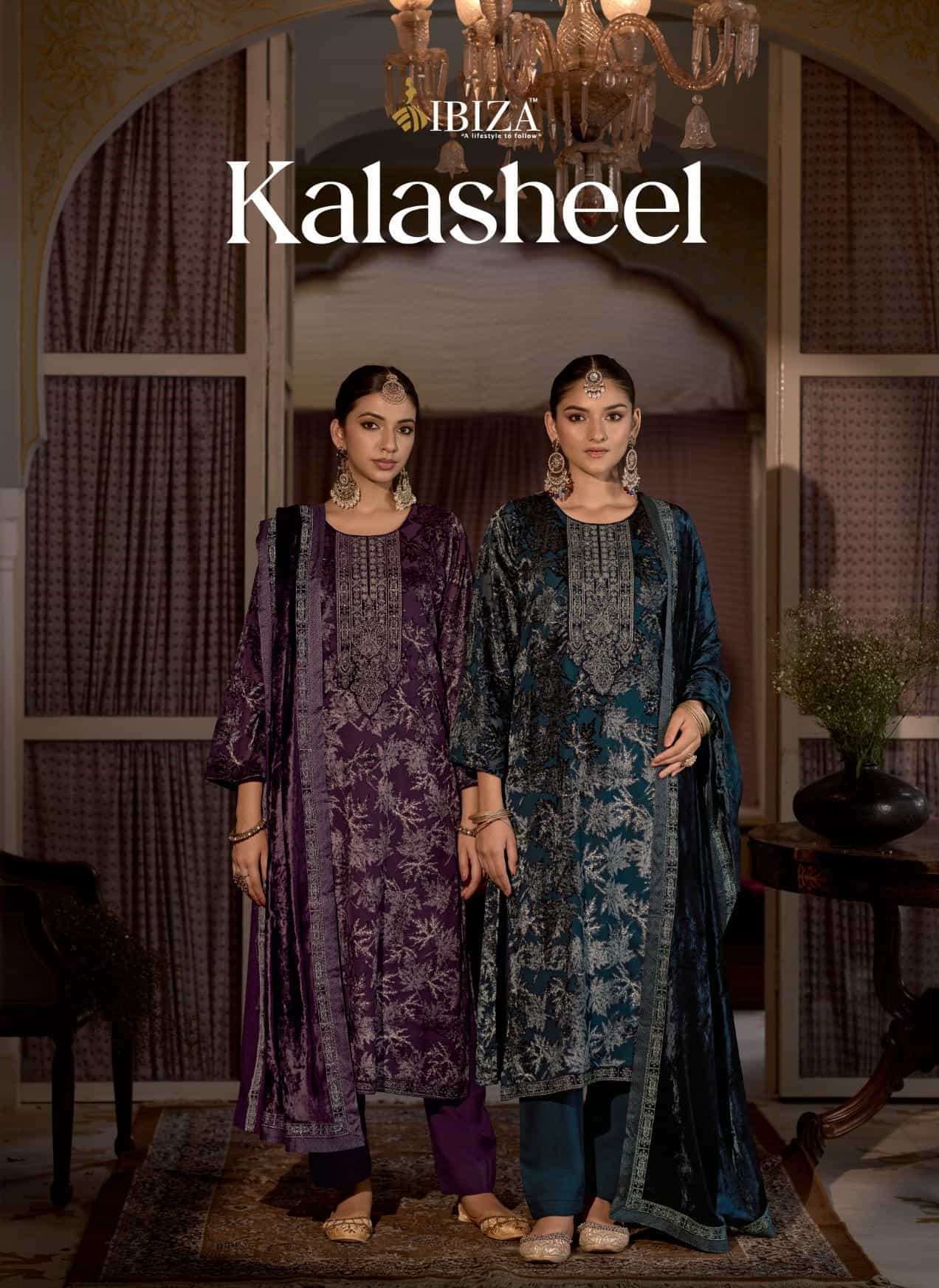 IBIZA KALASHEEL DESIGNER PURE VELVET SUIT WHOLESALER IN INDIA 2025