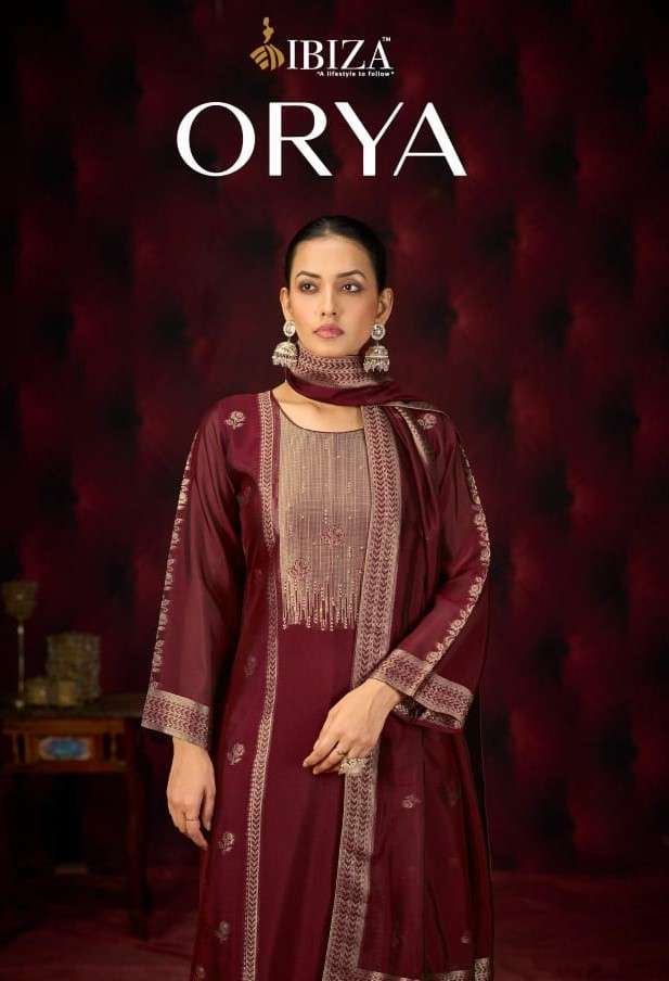 IBIZA ORYA WEDDING WEAR PURE BANGLORY SILK SUIT COLLECTION BEST RATE DEALER 