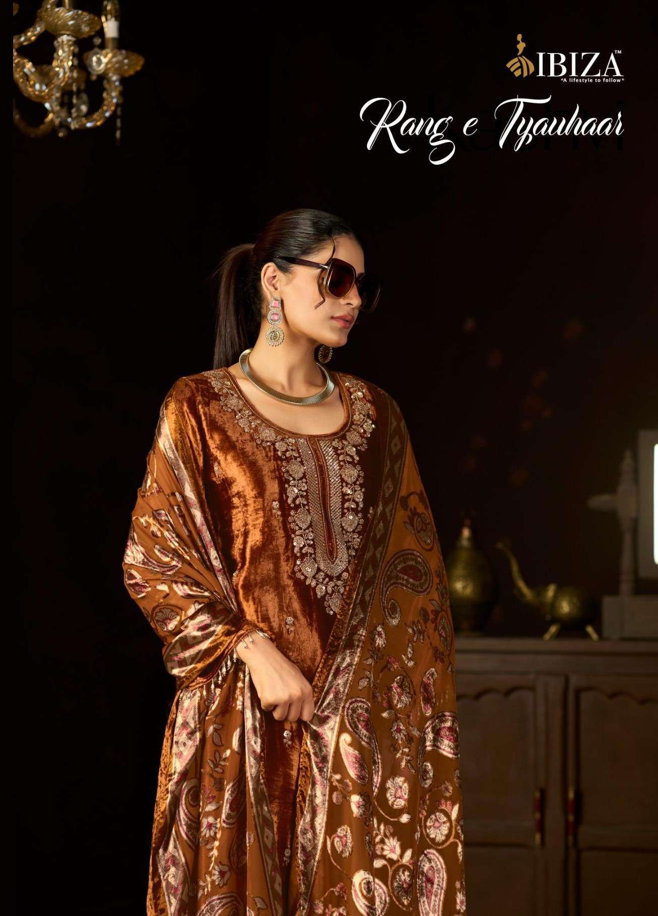 IBIZA RANG E TYAUHAAR PREMIUM VELVET COLLECTION BEST RATE DEALER 