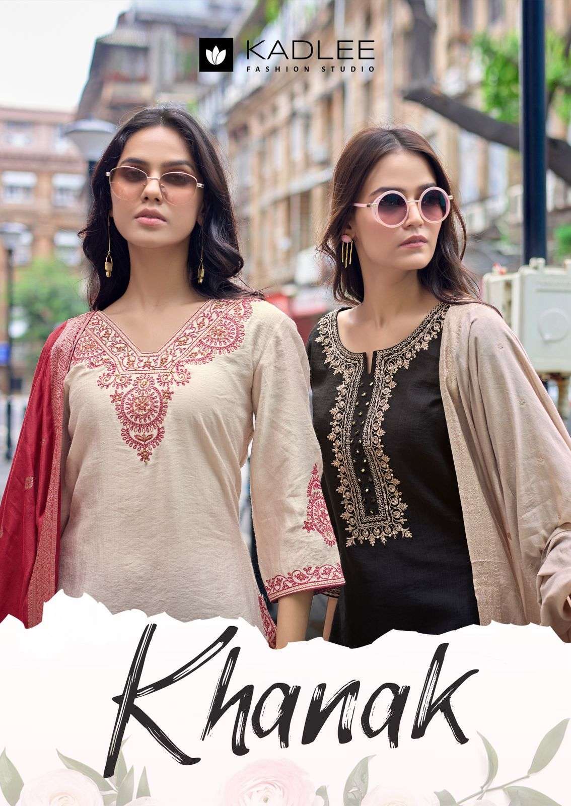 KADLEE KHANAK LATEST DESIGN READYMADE 3 PIECE SET COLLECITON BEST RATE 