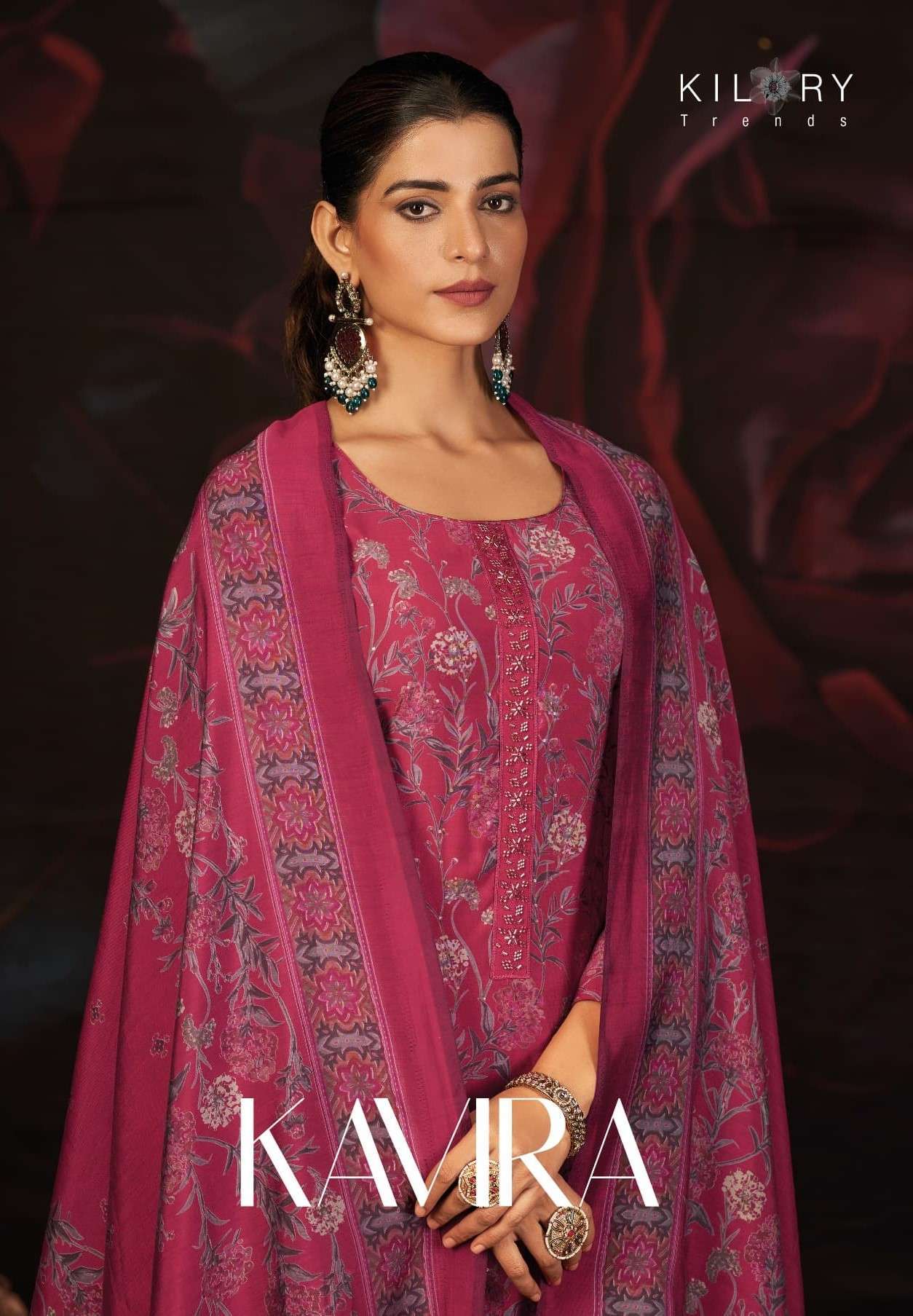 KILORY KAVIRA PURE MUSLIN SILK DESIGNER SUIT WHOLESALER 2025