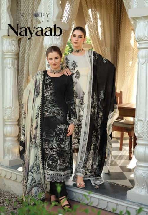KILORY NAYAAB PURE VISCOSE PASHMINA WINTER SUIT WHOLESALER IN INDIA 