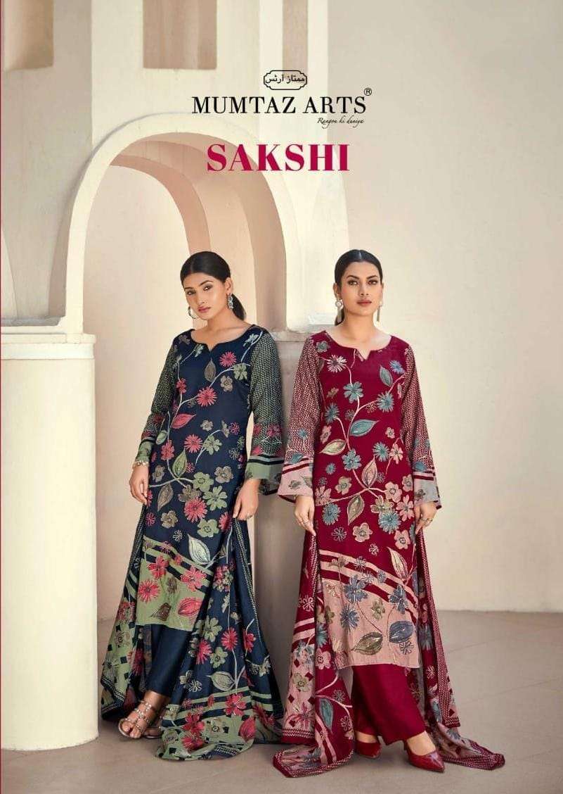 MUMTAZ ARTS SAKSHI PREMIUM JAM SILK SUIT COLLECTION BEST RATE DEALER 