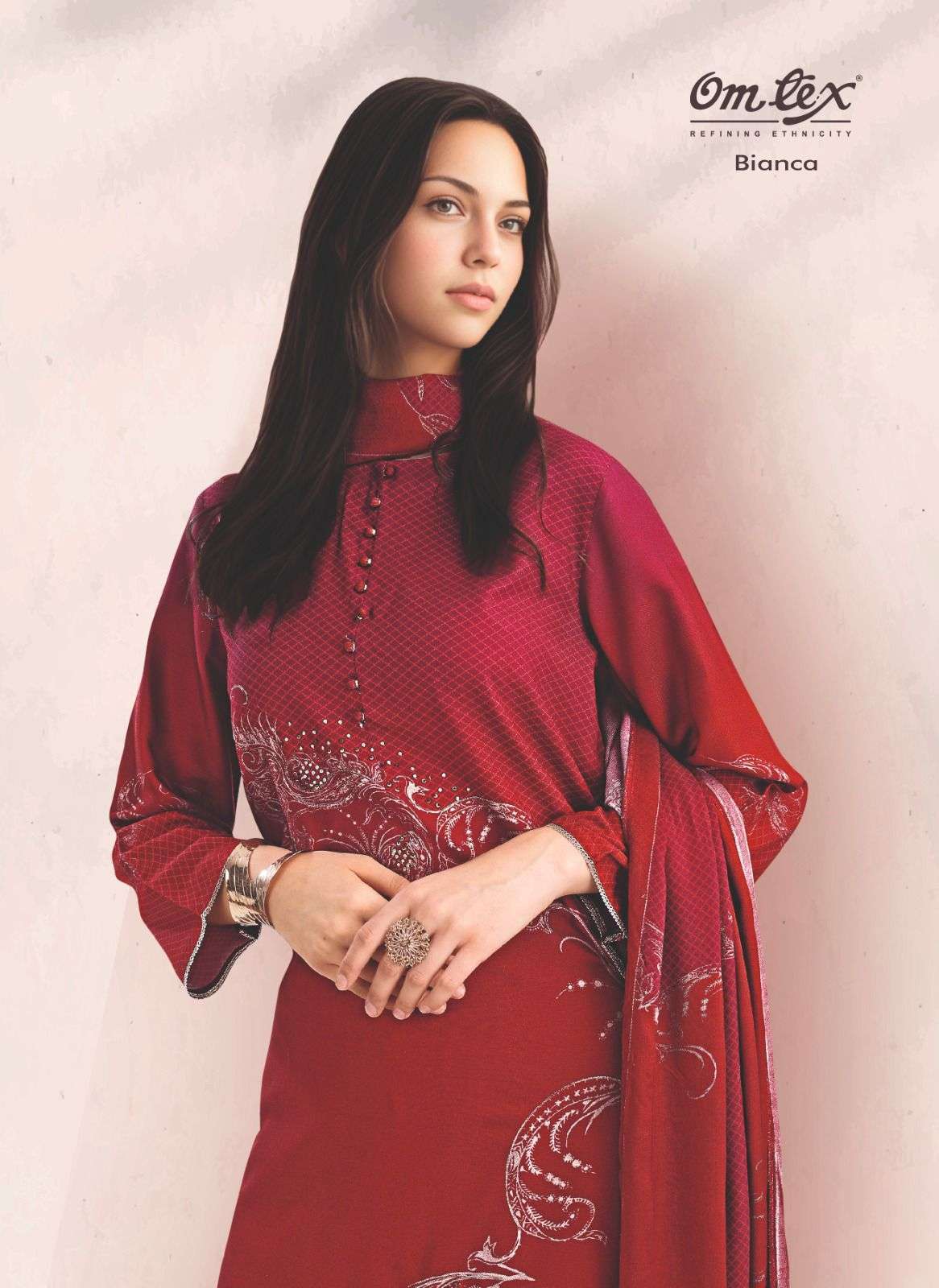 OMTEX BIANCA PASHMINA SALWER SUIT WHOLESALER BEST RATE 2025