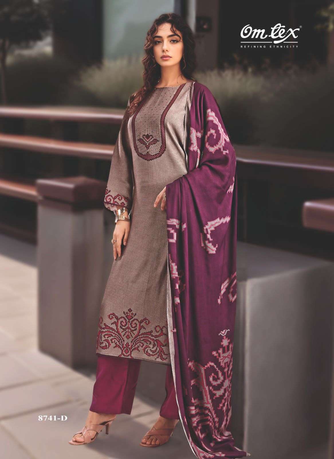 OMTEX VIOLA PRINTED FANCY LADIES SUIT WHOLESALER IN INDIA 2025