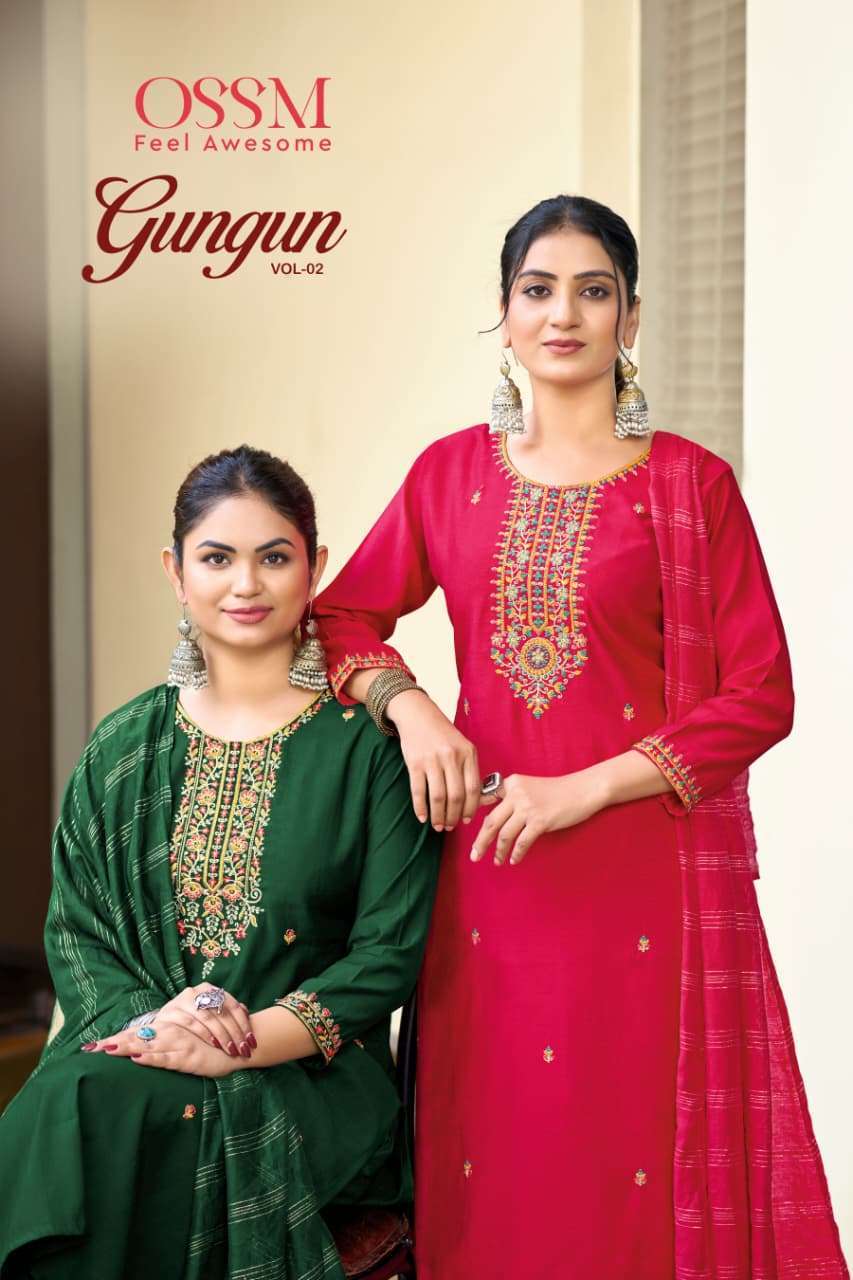 OSSM GUNGUN VOL 2 READYMADE KURTI WHOLESALER 2025