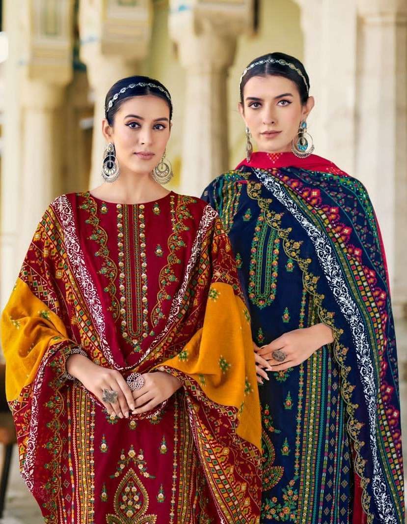 PAKIZA PRINTS KHUSHBOO VOL 9 FANCY LAWN SALWER SUIT COLLECTION BEST RATE DEALER 