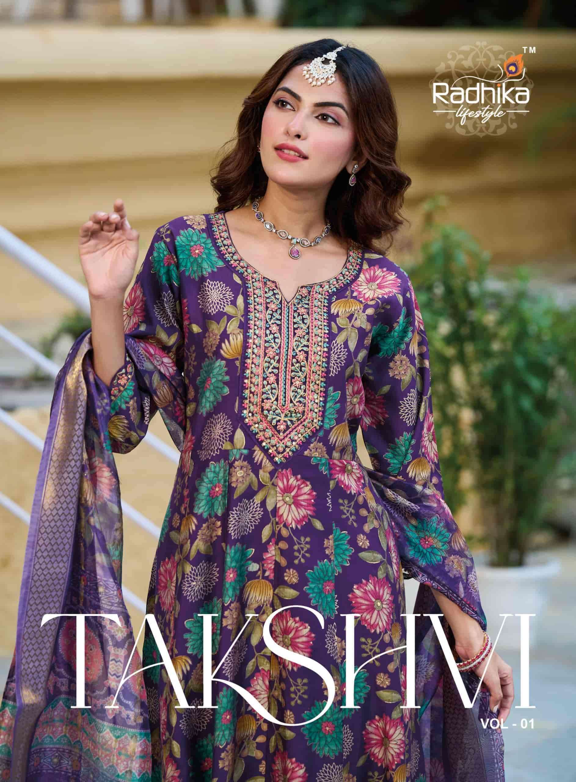 RADHIKA LIFESTYLE TAKSHVI VOL 1 READYMADE FANCY 3 PIECE SET COLLECTION BEST RATE 2025