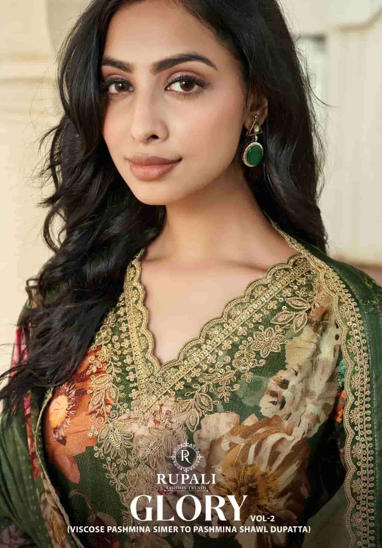 RUPALI FASHION GLORY VOL 2 PASHMINA SUIT WHOLESALER IN SURAT 2025