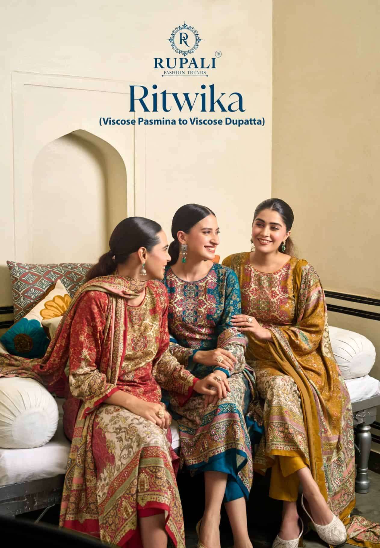 RUPALI FASHION RITWIKA FANCY WINTER SUIT BEST RATE DEALER IN INDIA 
