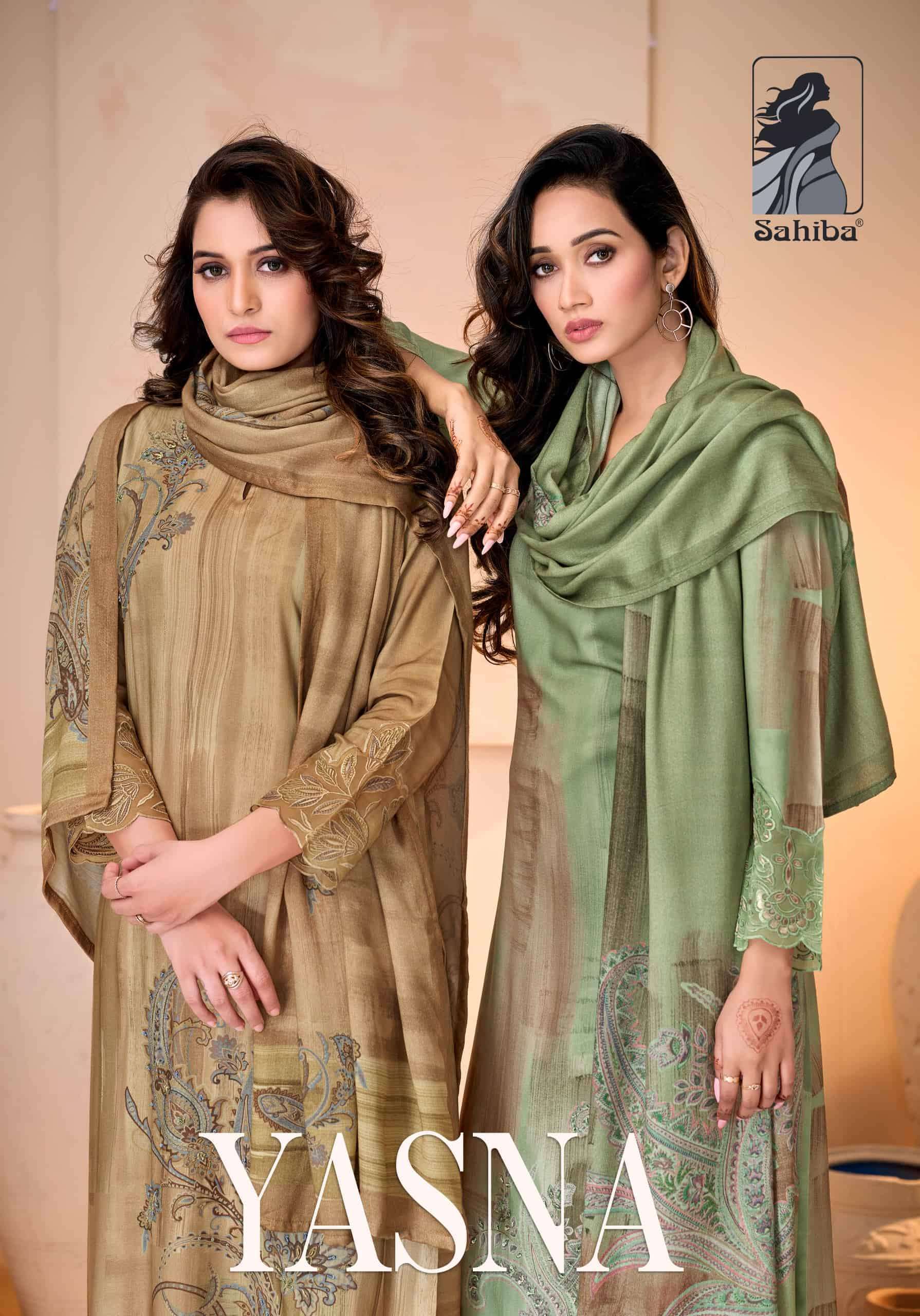 SAHIBA YASNA PURE PASHMINA WINTER SUIT WHOLESALER IN INDIA 2025