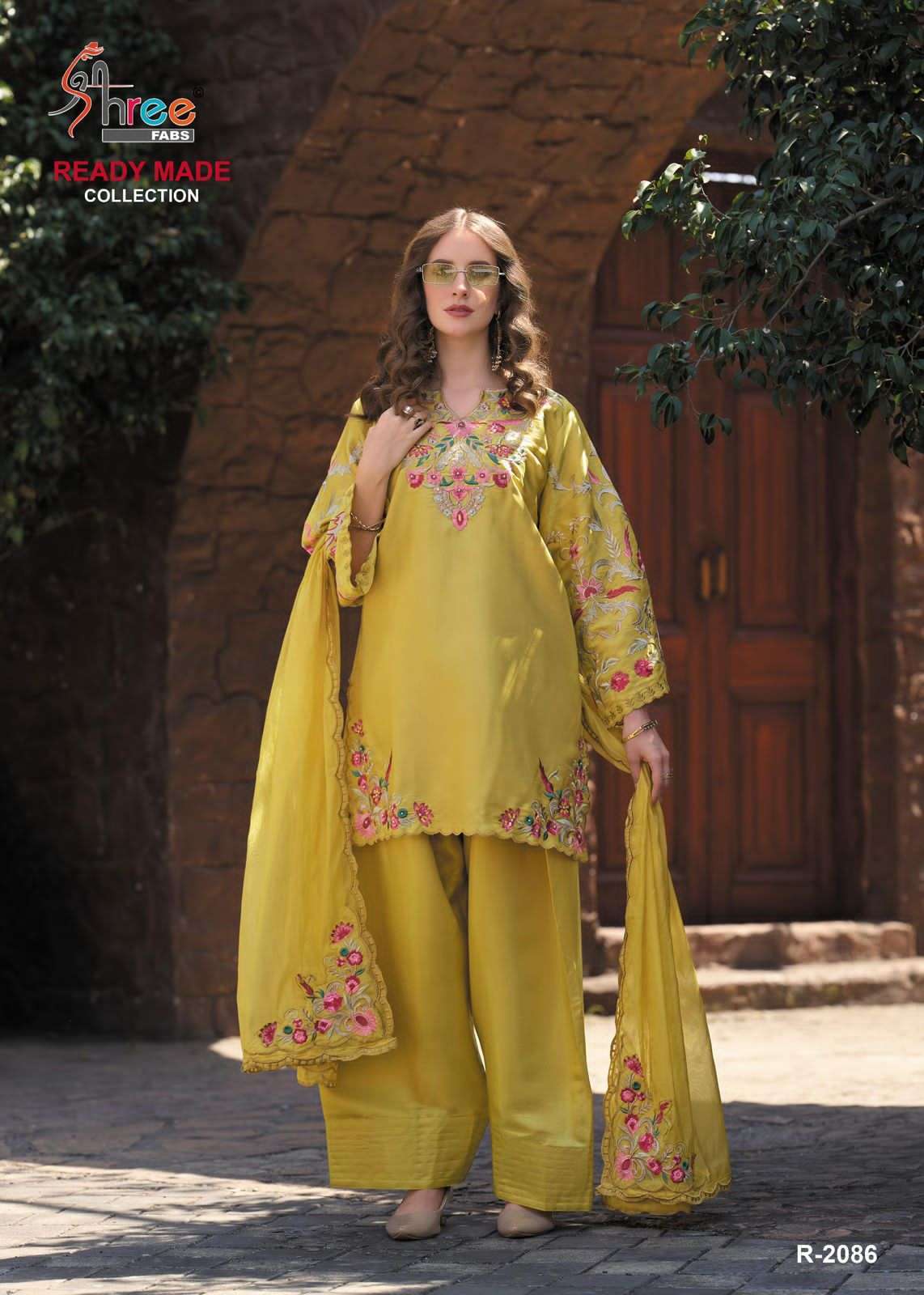 SHREE FAB R 2086 COLORS READYMADE PAKISTANI SUIT WHOLESALER IN INDIA 