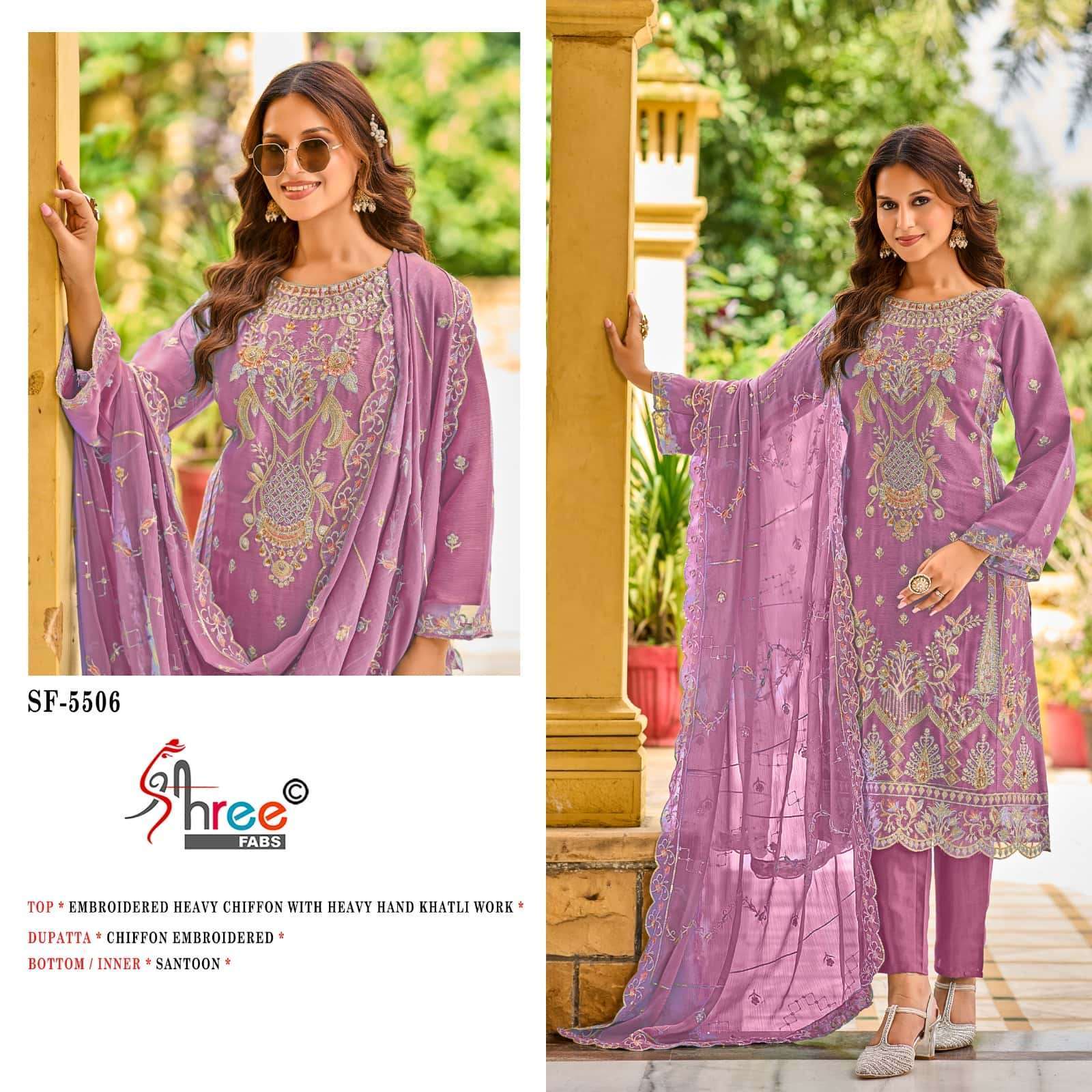 SHREE FAB SF 5506 COLORS FESTIVE PAKISTANI SUIT CATALOG WHOLESALER 2025