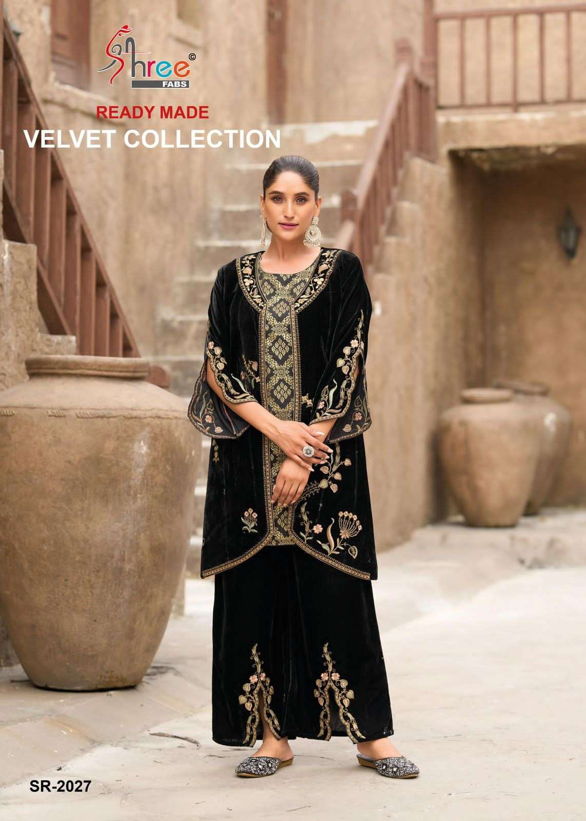 SHREE FAB SR 2027 COLORS PAKISTANI VELVET SUIT WHOLESALER IN INDIA 2025