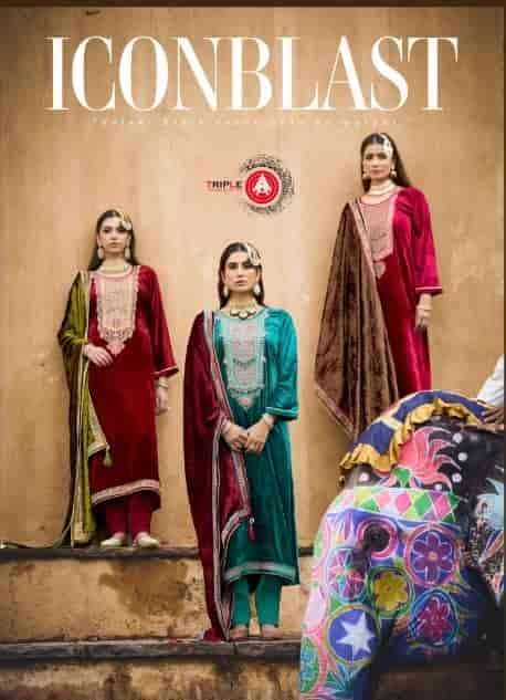 TRIPLE AAA ICONBLAST VELVET DESIGNER SUIT WHOLESALER IN INDIA