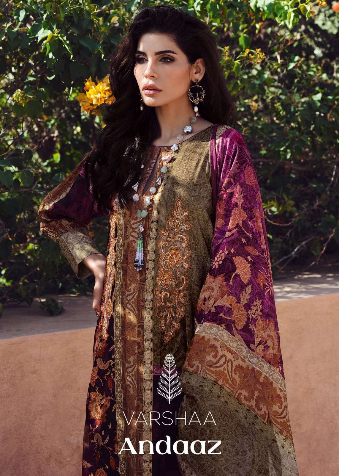 VARSHA ANDAAZ PRINTED PASHMINA WINTER SUIT WHOLESALER 2025
