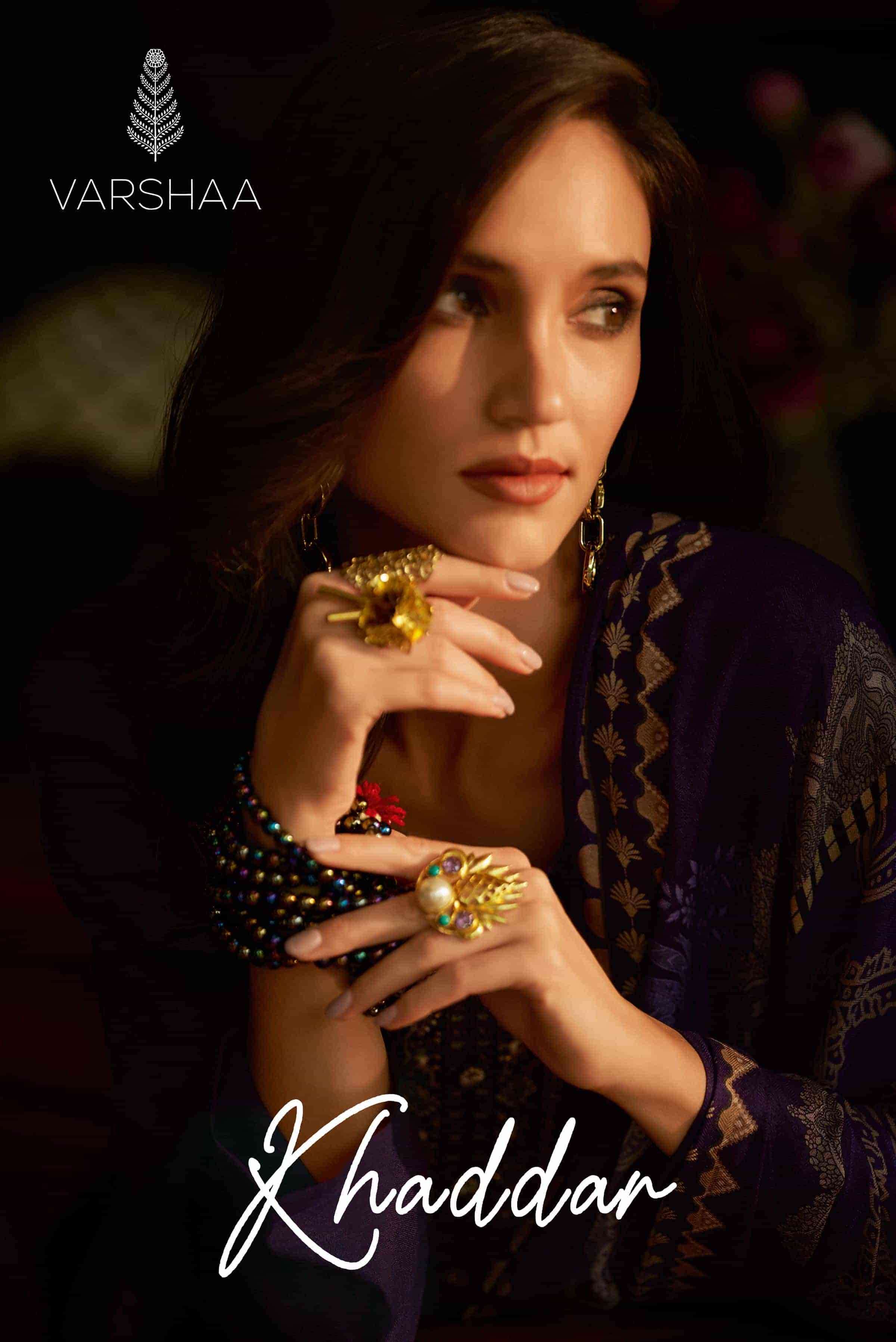 VARSHA FASHION KHADDAR PREMIUM WEAR PASHMINA SUIT WHOLESALER IN SURAT 