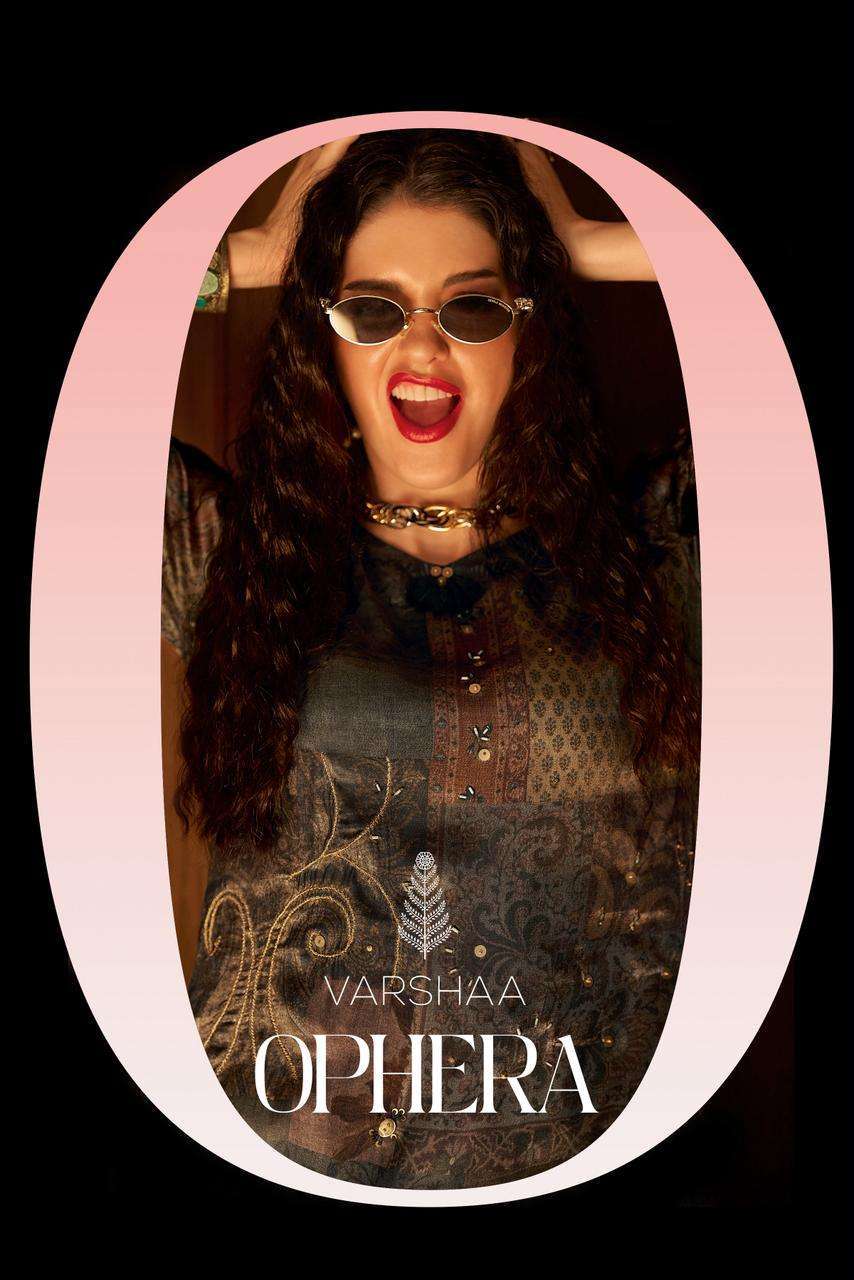 VARSHA OPHERA PRINTED PASHMINA SUIT WHOLESALER IN SURAT 2025