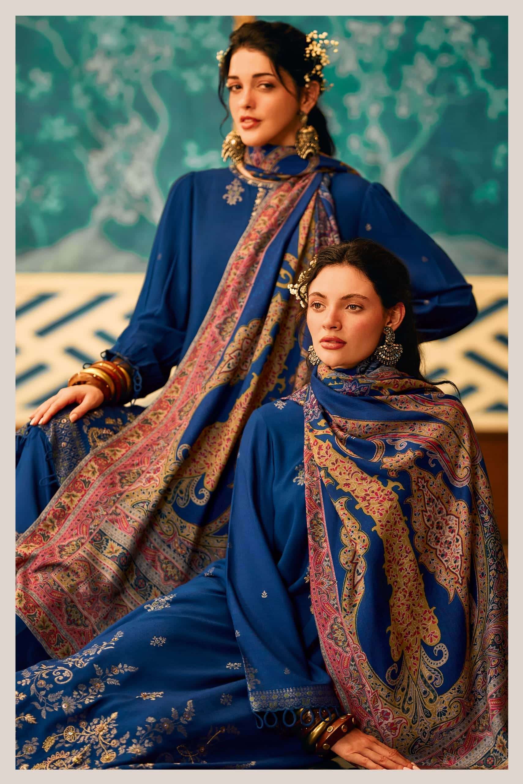 VARSHA ZYAN WINTER COLLECTION PASHMINA SUIT WHOLESALER IN INDIA 2025