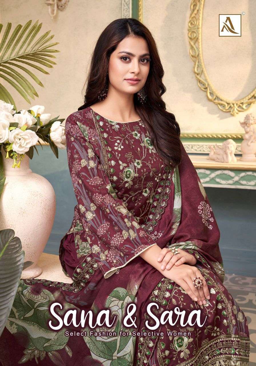 ALOK SUIT SANA AND SARA CAMRIC COTTON SALWER KAMEEZ SUIT WHOLESALER 