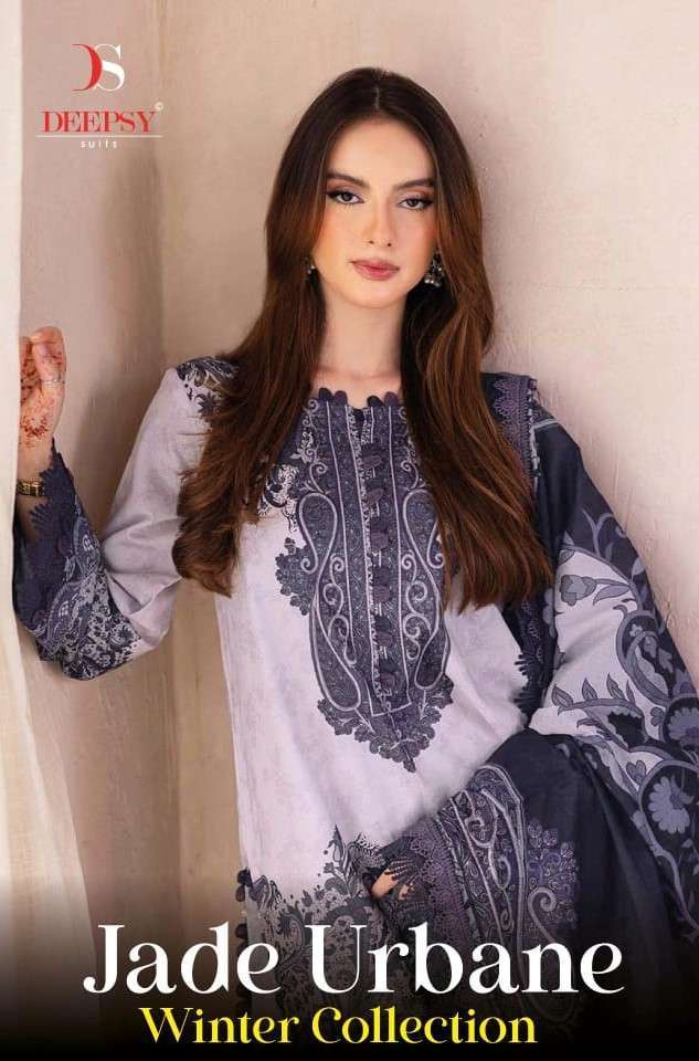 DEEPSY JADE URBANE WINTER COLLECTION PASHMINA SUIT WHOLESALER 