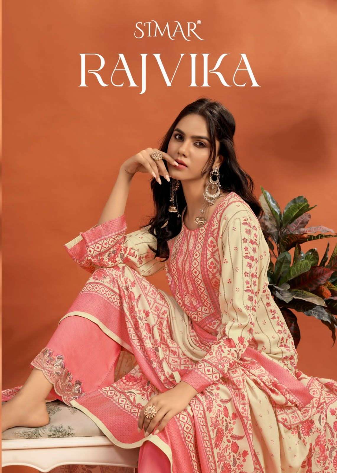 GLOSSY SIMAR RAJVIKA FANCY PASHMINA WINTER SUIT WHOLESALER BEST RATE 2025