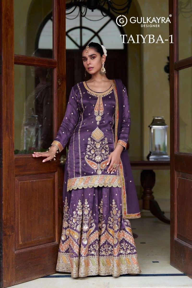 GULKAYRA DESIGNER TAIYBA VOL 1 DESIGNER DRESS CATALOGUE EXPORTER 