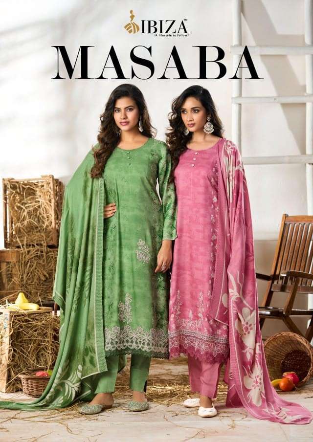 IBIZA MASABA VISCOSE PASHMINA WINTER SUIT WHOLESALER 