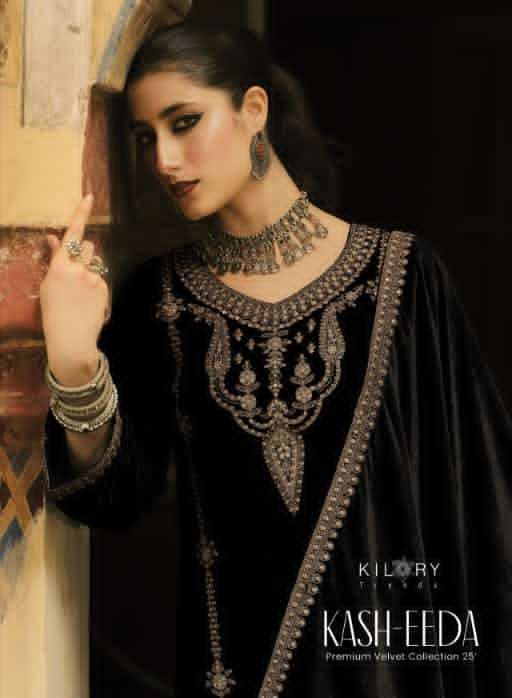 KILORY KASH EEDA PREMIUM VELVET COLLECTION 25 VELVET SUIT WHOLESALER 2025