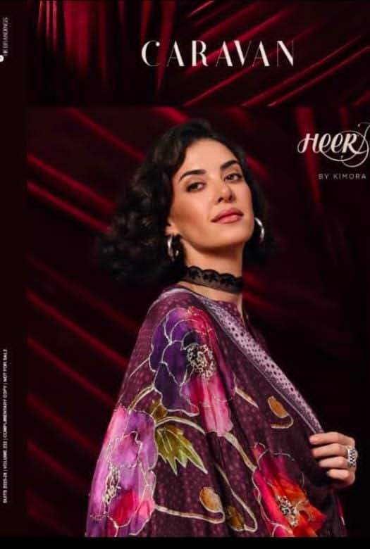 KIMORA HEER CARAVAN FANCY MUSLIN LADIES SUIT WHOLESALER BEST RATE 2025