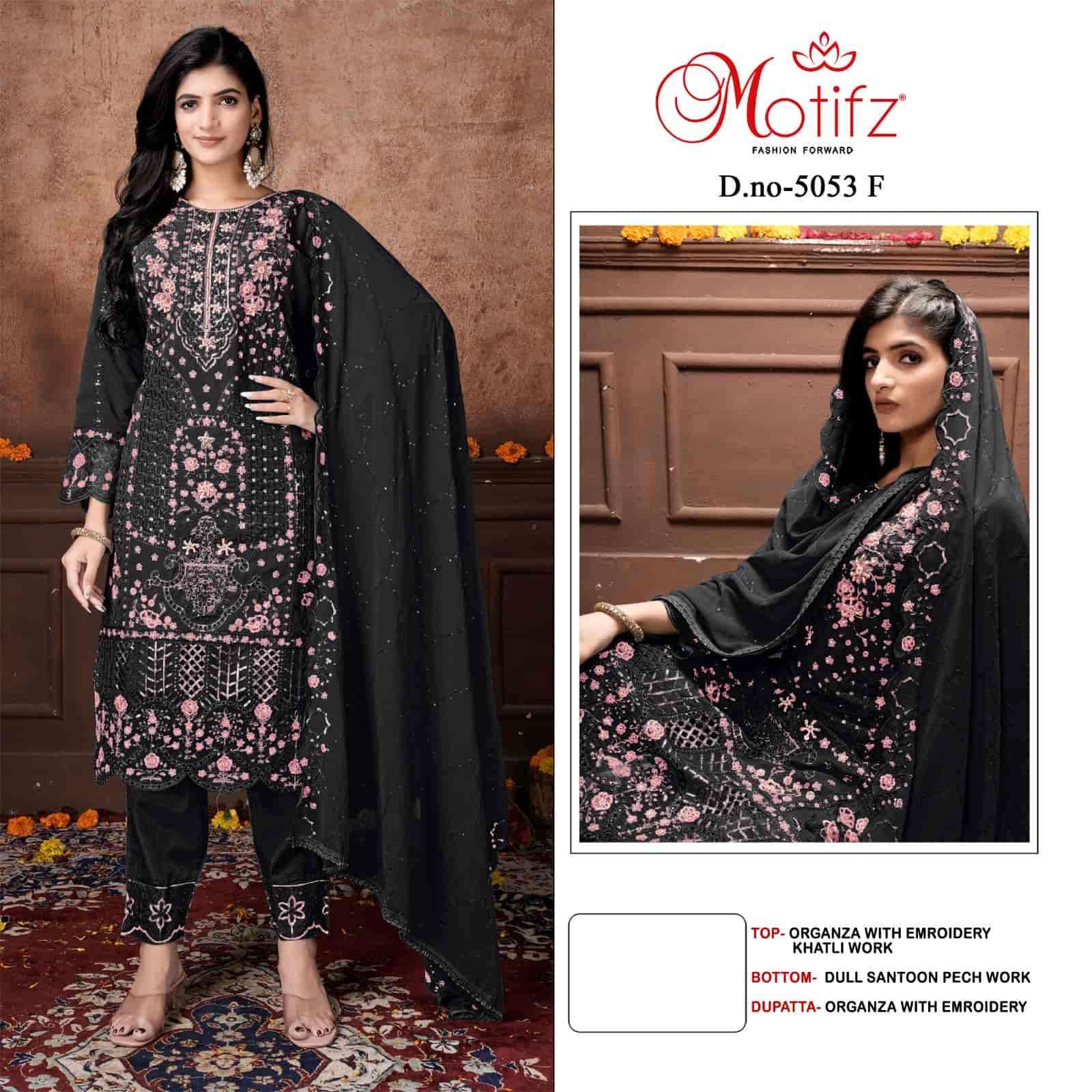 MOTIFZ D 5053 COLORS PAKISTANI ORGANZA SUIT WHOLESALER 2025
