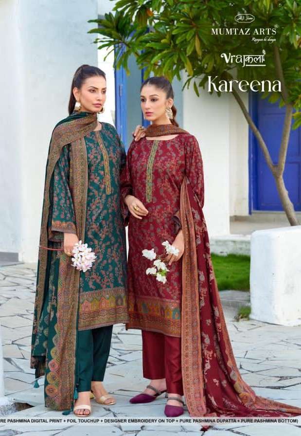 MUMTAZ ARTS KAREENA PASHMINA WINTER DRESS COLLECTION BEST RATE                                                                                                                                                                                                 